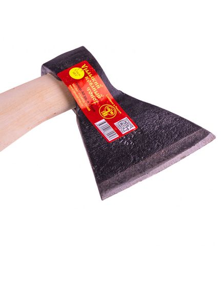 Топор 1200 г кованый в сборе деревянное топорище 500 мм РОССИЯ 21663, фото , изображение 3 - Метэкс