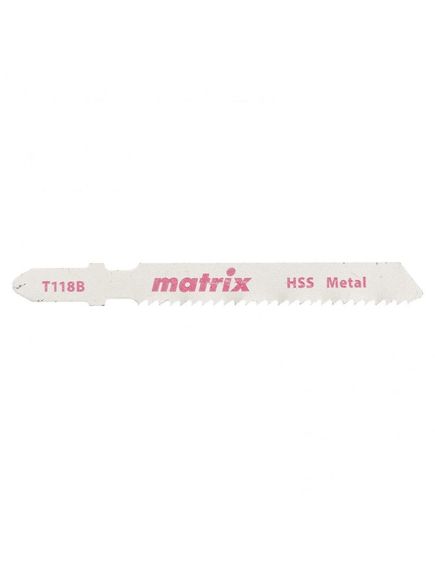 Лобзиковые пилки T118B (3 шт) MATRIX 78229, фото  - Метэкс