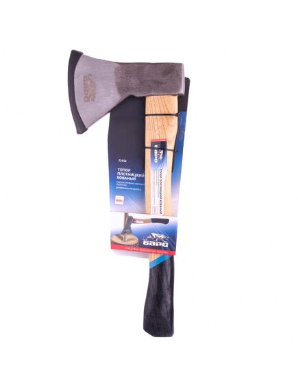 Топор 1000 г плотницкий кованый деревянная рукоятка БАРС 21656, фото , изображение 5 - Метэкс