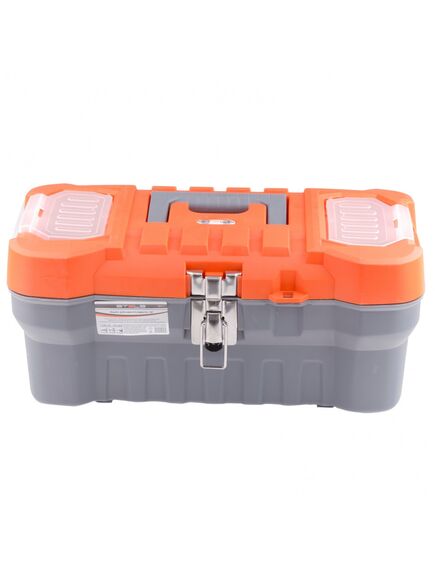 Ящик для инструмента 16" 175 x 210 х 410 мм с металлическими замками STELS 90711, фото , изображение 2 - Метэкс