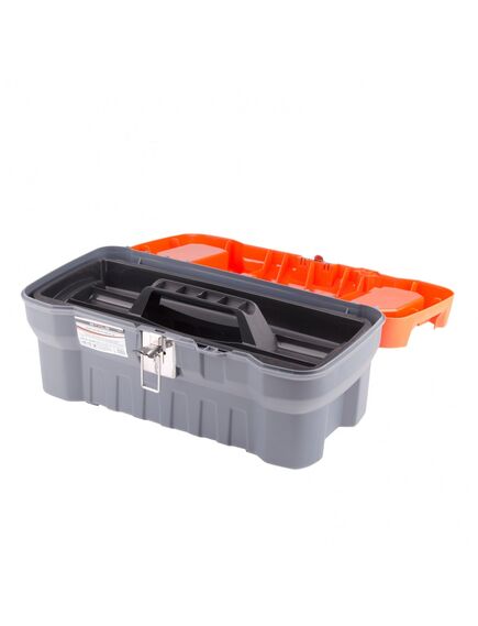 Ящик для инструмента 16" 175 x 210 х 410 мм с металлическими замками STELS 90711, фото , изображение 3 - Метэкс