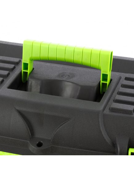 Ящик для инструмента 16" 410 х 215 х 197 мм пластик СИБРТЕХ 90804, фото , изображение 3 - Метэкс