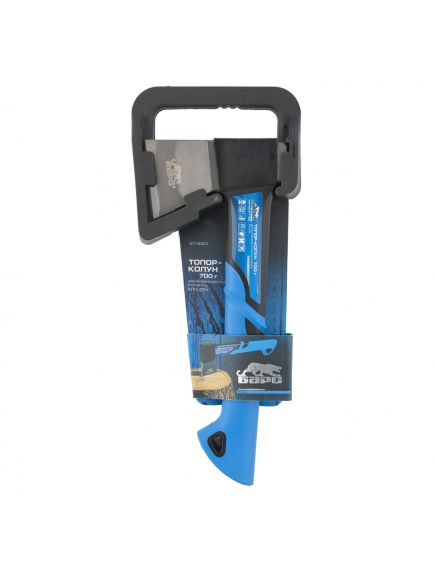 Топор-колун 700 г двухкомпонентная рукоятка Nylon БАРС 21420, фото , изображение 4 - Метэкс