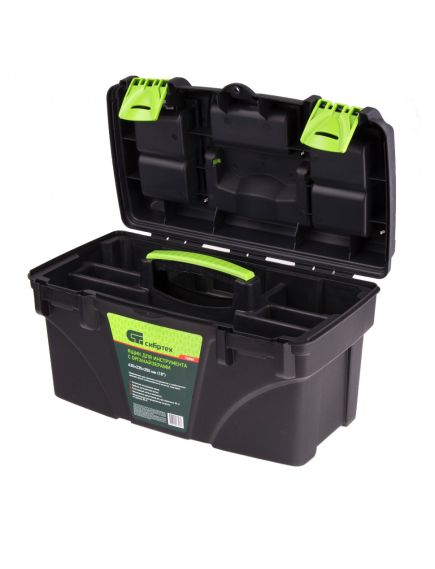 Ящик для инструмента 18 ” с органайзерами СИБРТЕХ 90808, фото , изображение 3 - Метэкс