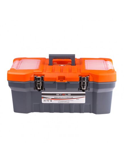 Ящик для инструмента 22" 280 x 235 x 560 мм с металлическими замками STELS 90713, фото , изображение 2 - Метэкс