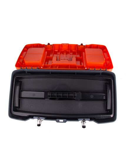 Ящик для инструмента 22" 280 x 235 x 560 мм с металлическими замками STELS 90713, фото , изображение 4 - Метэкс