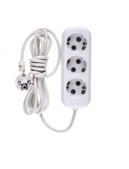 Удлинитель бытовой с заземлением 3 м 3 розетки 95966, фото , изображение 3 - Метэкс