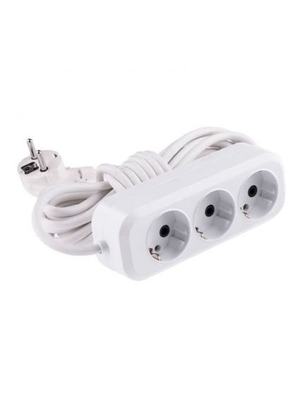 Удлинитель бытовой с заземлением 5 м 3 розетки 95967, фото , изображение 2 - Метэкс
