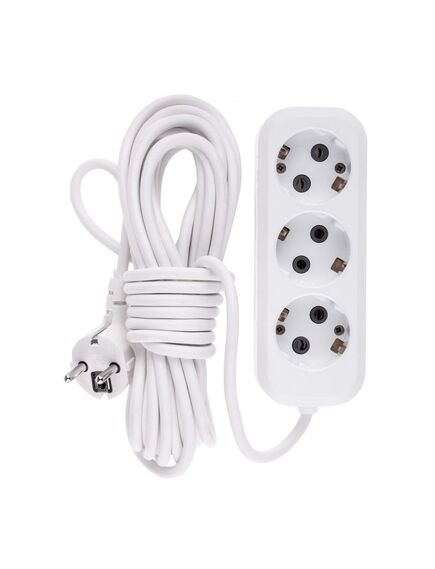 Удлинитель бытовой с заземлением 7 м 3 розетки 95968, фото , изображение 3 - Метэкс