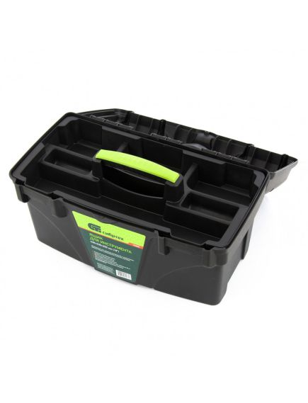 Ящик для инструмента 18" 430 х 235 х 250 мм пластик СИБРТЕХ 90805, фото , изображение 2 - Метэкс