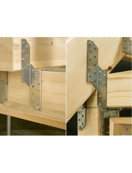 Держатель балки DB 210 х 40 х 40 мм левый, фото , изображение 2 - Метэкс