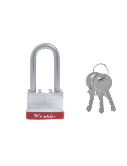 Замок навесной 50 мм удлиненная дужка, фото , изображение 2 - Метэкс