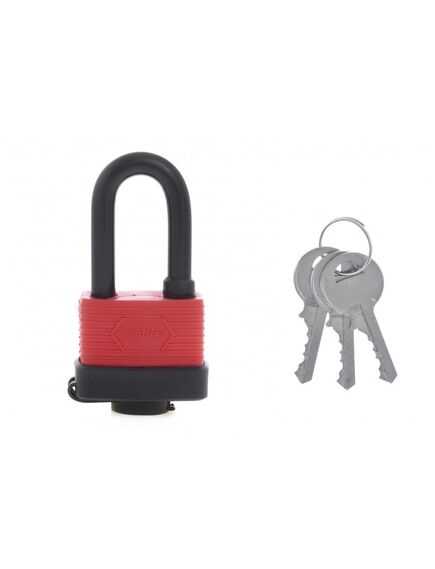 Замок навесной всепогодный 50мм удлиненная дужка, фото , изображение 2 - Метэкс