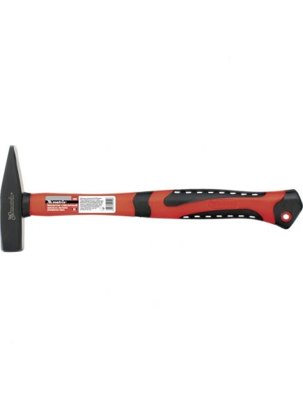 Молоток слесарный 300 г фибергласовая обрезиненная рукоятка MATRIX 10320, фото , изображение 3 - Метэкс