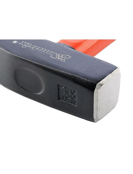 Молоток слесарный 1000 г фибергласовая обрезиненная рукоятка MATRIX 10360, фото , изображение 3 - Метэкс