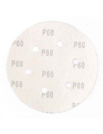 Круг абразивный на ворсовой подложке под "липучку" перфорированный 150 мм P500 5 шт MATRIX 73851, фото , изображение 2 - Метэкс