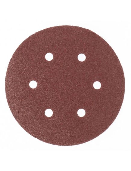 Круг абразивный на ворсовой подложке под "липучку" перфорированный 150 мм P500 5 шт MATRIX 73851, фото , изображение 3 - Метэкс