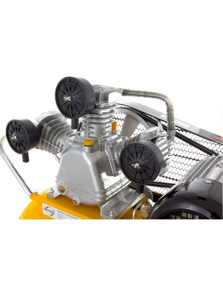 Компрессор ременной масляный (3 кВт, 504л/мин, 100л, 380В) DENZEL PC 3/100-504 (58098), фото , изображение 3 - Метэкс