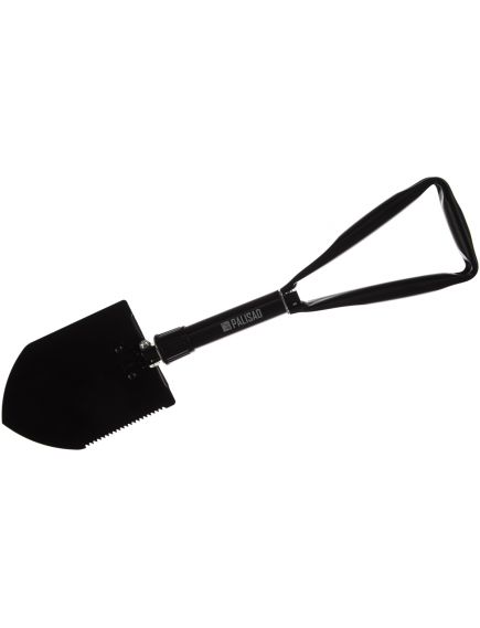 Лопата походная 150 x 200 x 253-620 мм цельнометаллическая складная в чехле PALISAD 61428, фото , изображение 2 - Метэкс