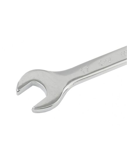 Ключ комбинированный 17 мм полированный хром MATRIX 15161, фото , изображение 3 - Метэкс