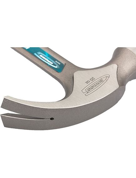 Молоток-гвоздодер 570 г цельнокованый трехкомпонентная рукоятка GROSS 10470, фото , изображение 3 - Метэкс