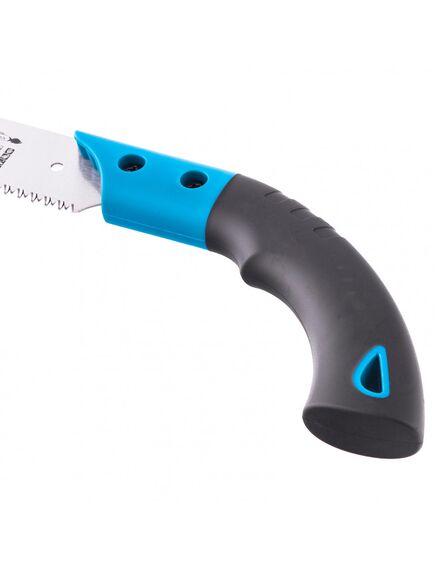 Ножовка по дереву 330 мм 9-10 TPI "PIRANHA" каленый зуб 3D для кэмпинга и сада GROSS 23612, фото , изображение 3 - Метэкс