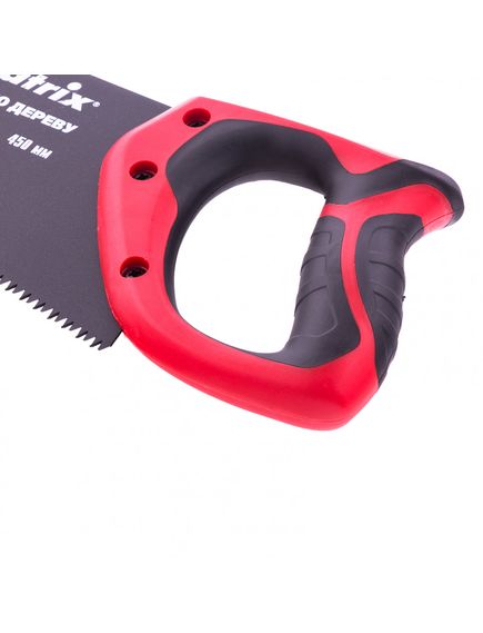 Ножовка по дереву 450 мм 7-8 TPI каленый зуб-3D тефлоновое покрытие MATRIX 23550, фото , изображение 3 - Метэкс