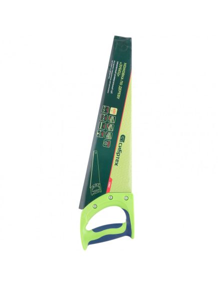 Ножовка по дереву 400 мм 7-8 TPI "Зубец" каленый зуб 2D двухкомпонентная рукоятка СИБРТЕХ 23802, фото , изображение 4 - Метэкс