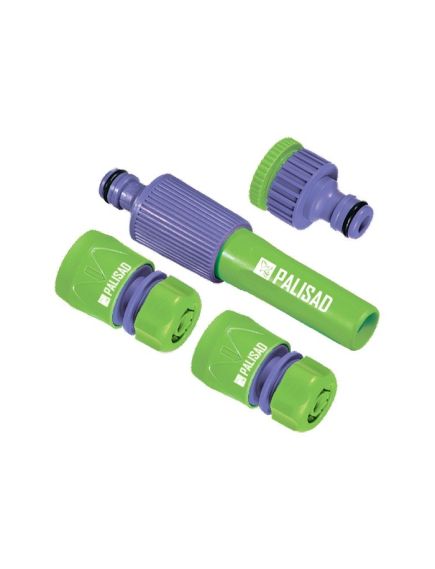 Набор для подключения шланга 3/4 распылитель 3 адаптера к распылителю PALISAD 65179, фото , изображение 2 - Метэкс