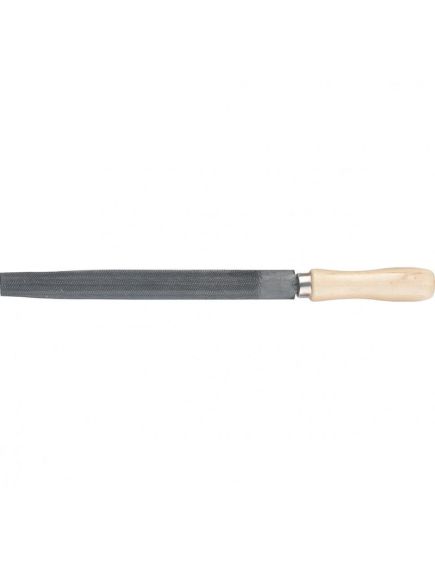 Напильник 250 мм полукруглый деревянная рукоятка СИБРТЕХ 16329, фото  - Метэкс