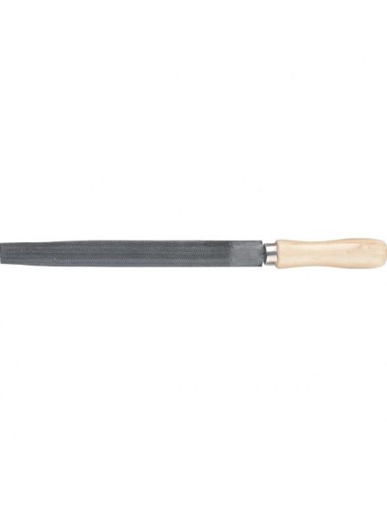 Напильник 300 мм полукруглый деревянная рукоятка СИБРТЕХ 16332, фото  - Метэкс