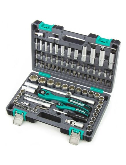 Набор инструментов 94 предмета 12 гранные головки STELS 14118, фото , изображение 2 - Метэкс