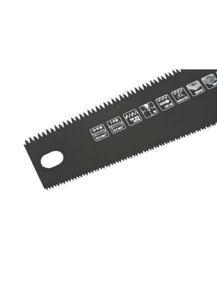 Ножовка по дереву 350 мм UNIVERSAL две кромки 13-14 TPI и 7-8 TPI тефлоновое покрытие MATRIX 23570, фото , изображение 2 - Метэкс