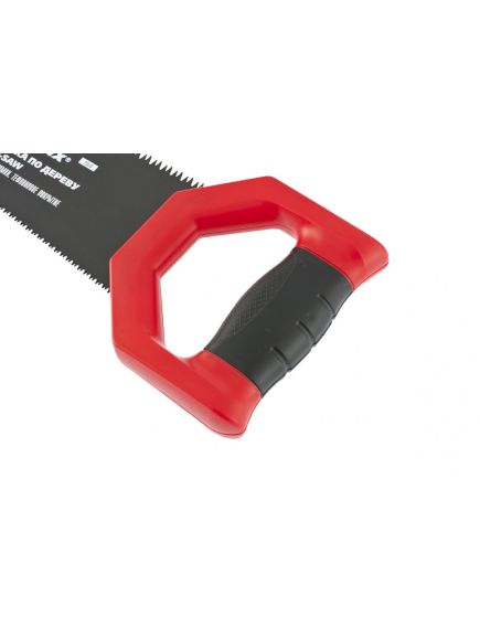 Ножовка по дереву 350 мм UNIVERSAL две кромки 13-14 TPI и 7-8 TPI тефлоновое покрытие MATRIX 23570, фото , изображение 3 - Метэкс