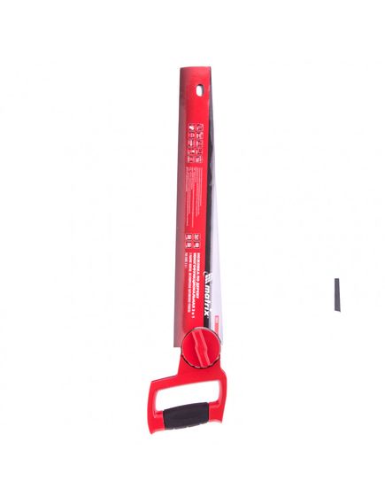 Ножовка по дереву 3 в одном: ножовка, 3 рабочих полотна обрезиненная рукоятка MATRIX 23575, фото , изображение 5 - Метэкс