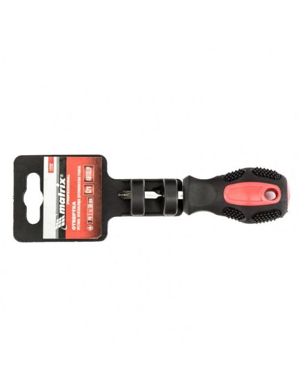Отвертка PH1 х 38 мм Anti-Slip 2 компонентная рукоятка MATRIX 12232, фото , изображение 4 - Метэкс