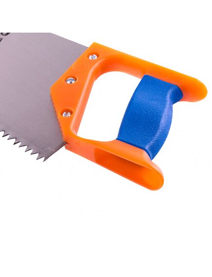 Ножовка по дереву 500 мм шаг зубьев 6,5 мм пластиковая рукоятка РОССИЯ 23165, фото , изображение 3 - Метэкс