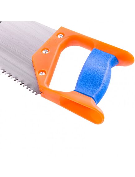 Ножовка по дереву 400 мм шаг зубьев 5 мм пластиковая рукоятка РОССИЯ 23162, фото , изображение 3 - Метэкс