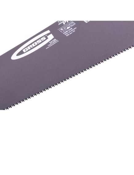 Ножовка по дереву 550 мм 11-12 TPI "PIRANHA" каленый зуб 3D тефлоновое покрытие GROSS 24108, фото , изображение 2 - Метэкс
