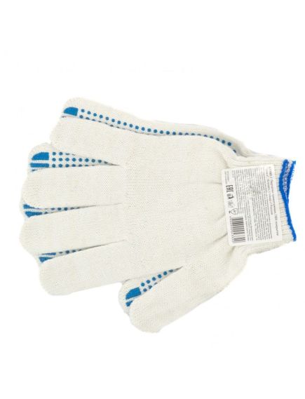 Перчатки х/б с ПВХ точкой 10 кл "ЛАЙТ", фото , изображение 6 - Метэкс