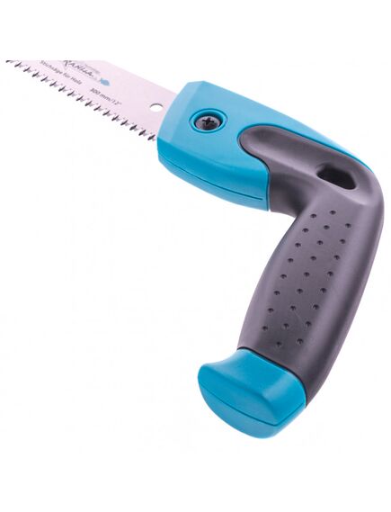 Ножовка выкружная 300 мм 11-12 TPI "PIRANHA" каленый зуб 3D двухкомпонентная рукоятка GROSS 23100, фото , изображение 3 - Метэкс