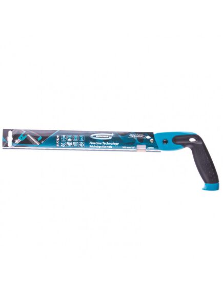 Ножовка выкружная 300 мм 11-12 TPI "PIRANHA" каленый зуб 3D двухкомпонентная рукоятка GROSS 23100, фото , изображение 4 - Метэкс