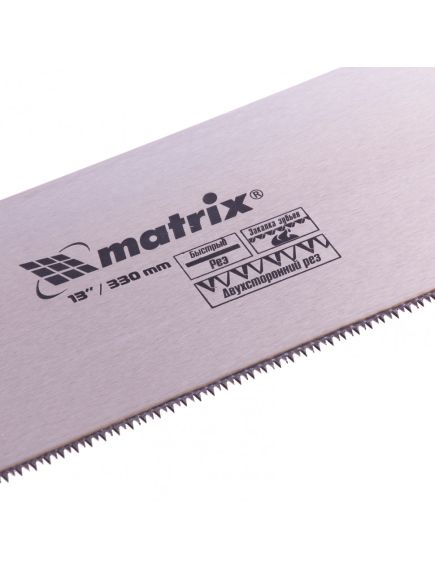 Пила для фанеры с запилом 330 мм двухкомпонентная рукоятка MATRIX 23149, фото , изображение 2 - Метэкс