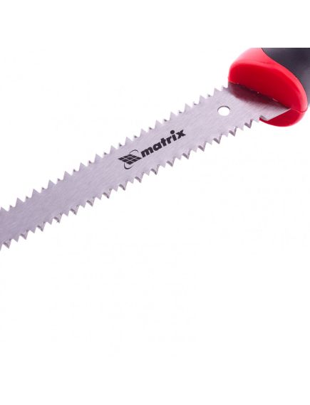 Ножовка по гипсокартону 180 мм две рабочие кромки полотна MATRIX 23392, фото , изображение 2 - Метэкс