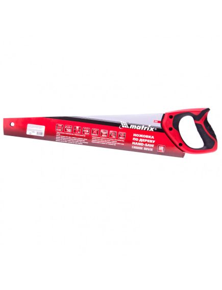 Ножовка по дереву 500 мм 7-8 TPI каленый зуб 3D тефлоновое покрытие MATRIX 23551, фото , изображение 4 - Метэкс