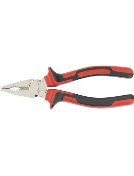 Плоскогубцы 180 мм Nickel двухкомпонентные рукоятки MATRIX 16904, фото , изображение 2 - Метэкс