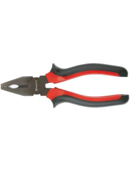 Плоскогубцы 180 мм Black Nickel двухкомпонентные рукоятки MATRIX 16980, фото , изображение 2 - Метэкс
