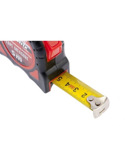 Рулетка 5 м х 19 мм Strong обрезиненный корпус MATRIX 31080, фото , изображение 2 - Метэкс