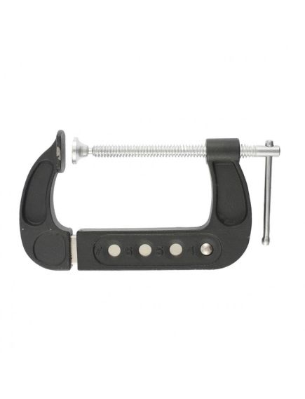 Струбцина G-образная многоразмерная 4-7" поступенчатая регулировка MATRIX 20614, фото , изображение 2 - Метэкс