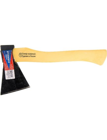 Топор 600 г кованый в сборе деревянное топорище 350 мм ТРУД ВАЧА 21690, фото , изображение 2 - Метэкс